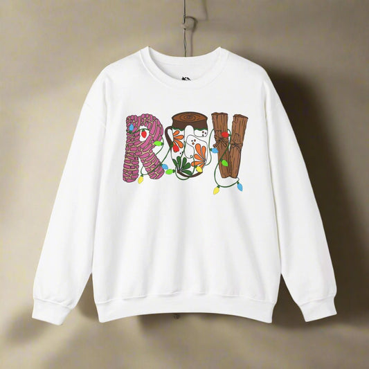 Seasonal Gingerbread Sweatshirt - Unisex, Heavy blend